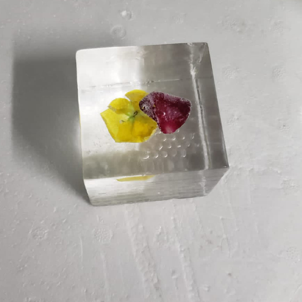 Flower Embedded Ice Square dubai price near me,dubai,price in dubai,price,sharjah,abudhabi FP 1